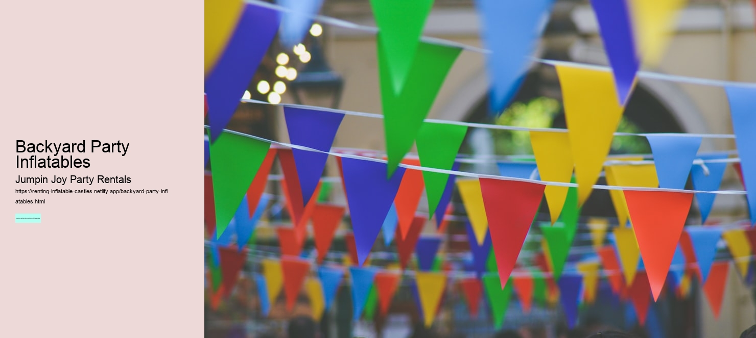 Backyard Party Inflatables