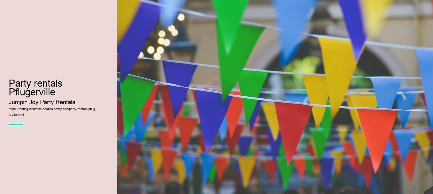 party rentals Pflugerville